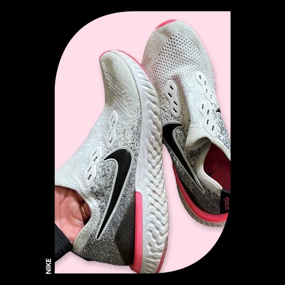 Womens Nike Epic React Pink Black White